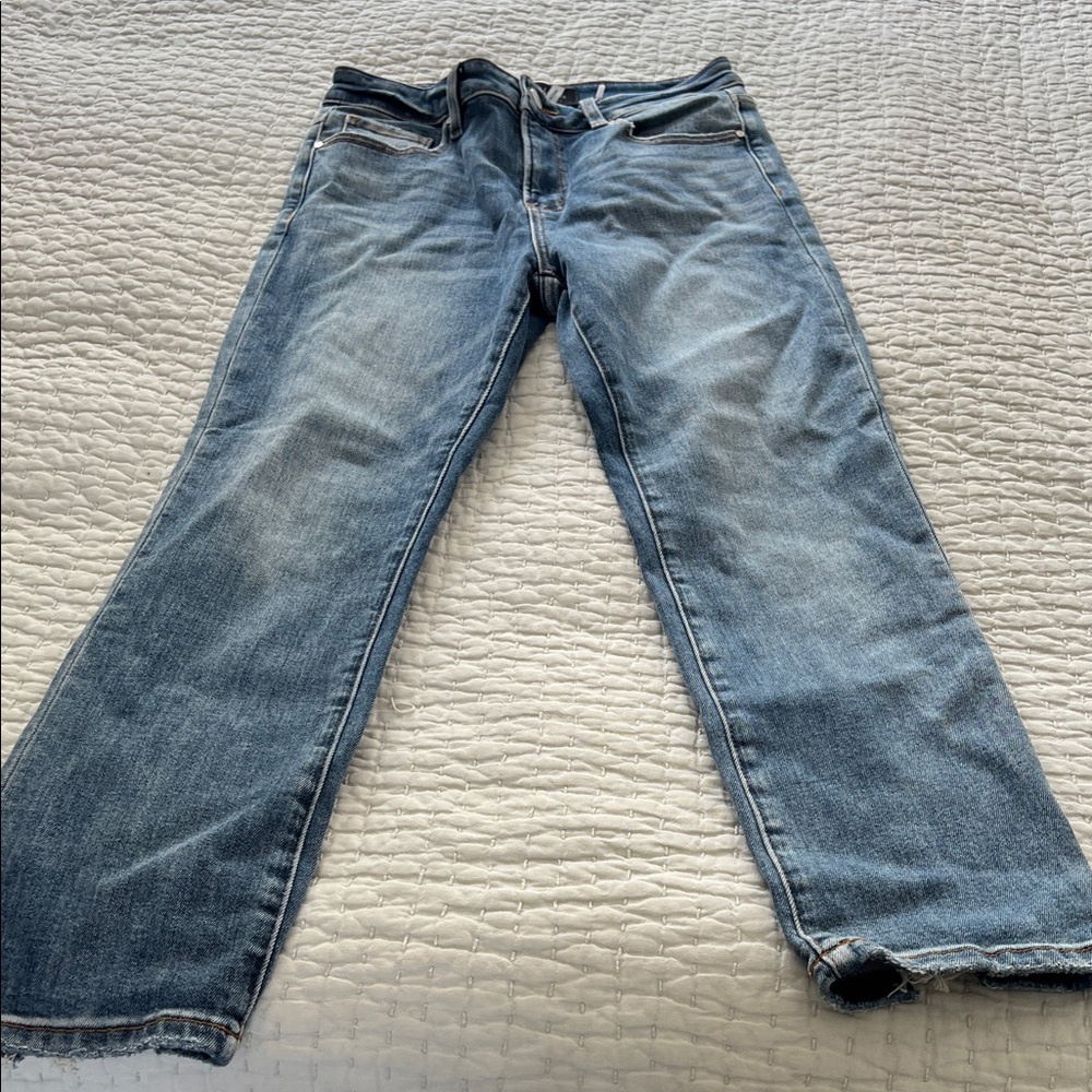 Risen Social Threads Straight Leg Jeans NWT 27